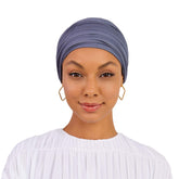 Signature Middle Grey Cotton Turban